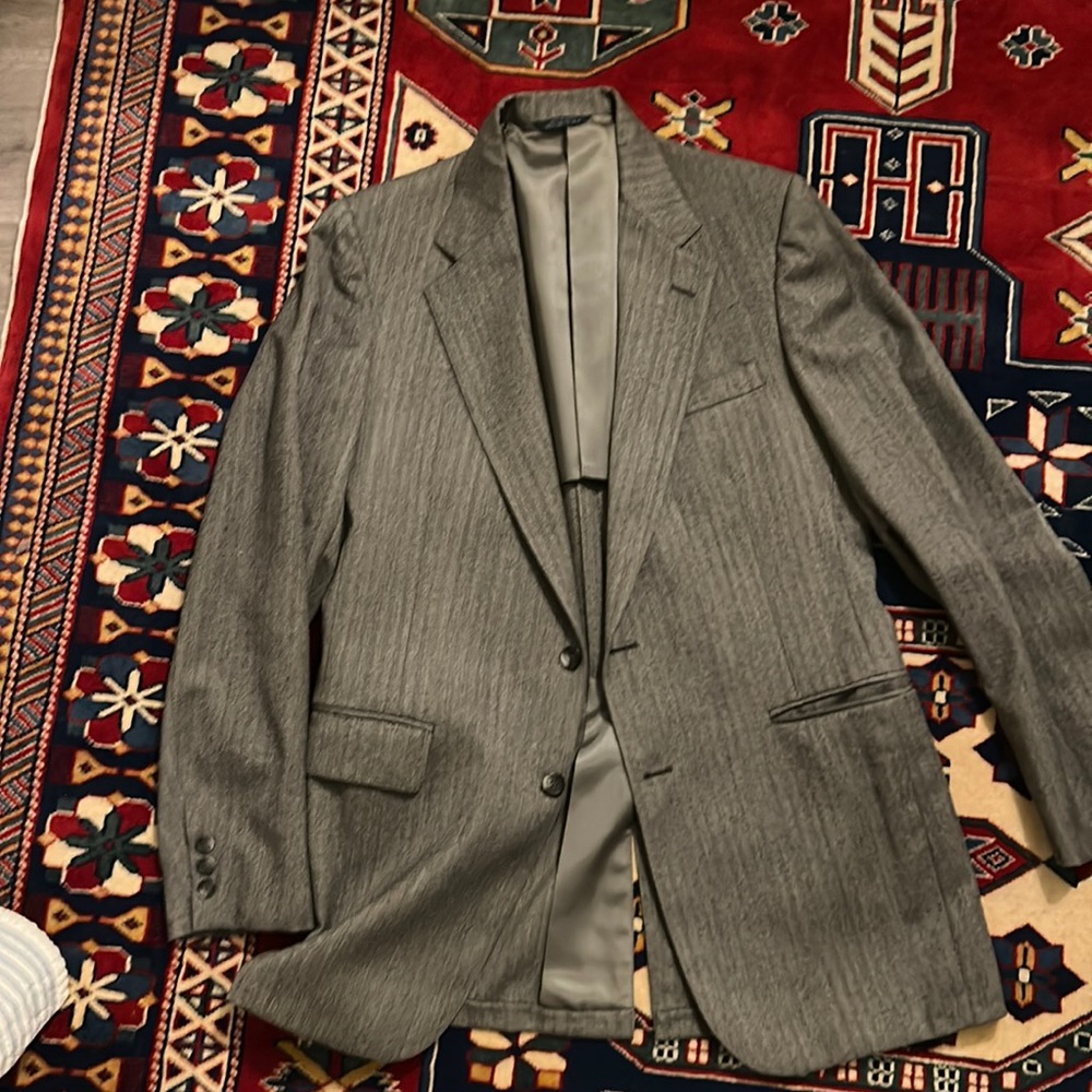 Wool Gray Sports Coat
